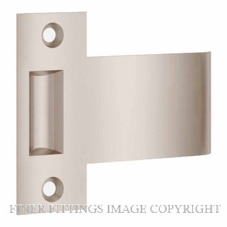 IVER 21970 EXTENDED STRIKER TO SUIT TUBE LATCH ROLLER SATIN NICKEL