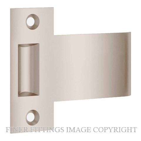 IVER 21970 EXTENDED STRIKER TO SUIT TUBE LATCH ROLLER SATIN NICKEL