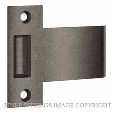 IVER 21968 EXTENDED STRIKER TO SUIT TUBE LATCH ROLLER RUMBLED NICKEL