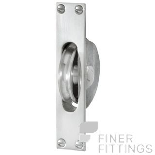 DELF 3301 SASH PULLEY FOR D/H WINDOW SATIN CHROME
