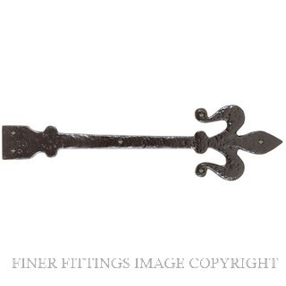 DELF 37020 HINGE FRONT (PAIR) 110x410MM ANTIQUE BLACK