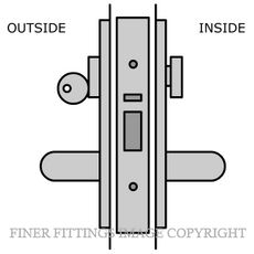 LEGGE 990 C23 TURN EXIT LOCKSETS