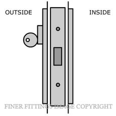 LEGGE D5 DEADBOLT KITSET SATIN CHROME