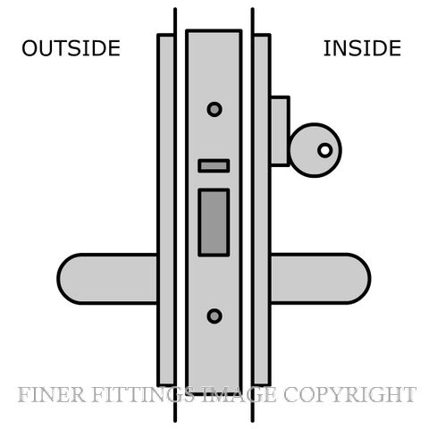 LEGGE 990 V49 EXTERIOR & EXIT LOCK