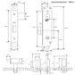 LEGGE 995 C1-C2 38MM METAL FIX ENTRY LOCKSET SATIN CHROME