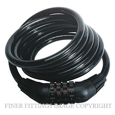 FEDERAL 2033 COMBINATION LOCK STEEL CABLE BLACK
