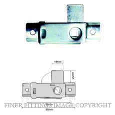 LENLOK LK1617 BUDGET LOCK RIGHT HAND ZINC PLATE