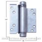 HFH 4160 103 SINGLE ACTION HINGE 100MM CHROME PLATE