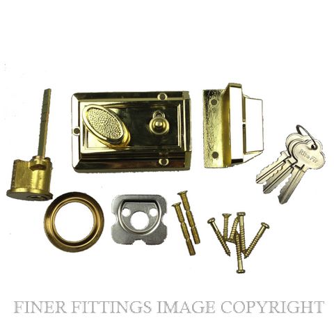 RITEFIT ENL PBDP NIGHTLATCH POLISHED BRASS