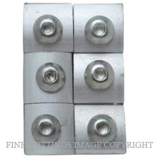 CARBINE G70 WINDOW STOP PACK OF 6 SILVER