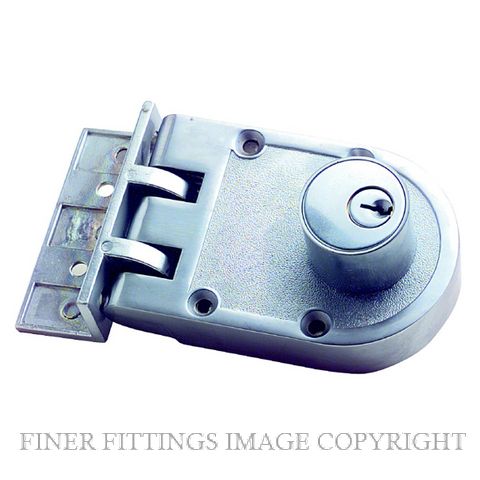 RITE FIT S205 DOUBLE CYLINDER DEADLOCK SATIN CHROME