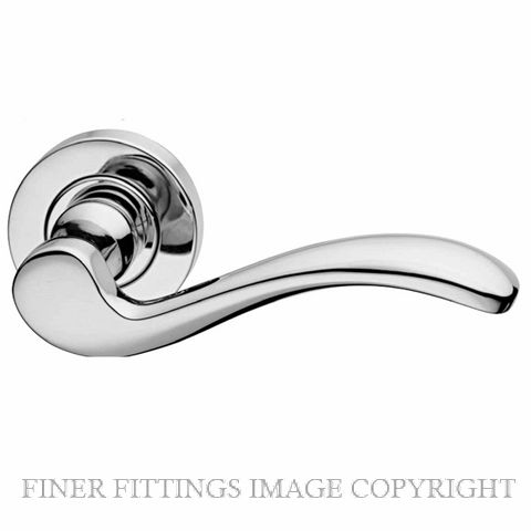 PARISI P1271 IRIS LEVER ON ROSE CHROME PLATE