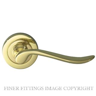 PARISI P5011 IBIZA LEVER ON ROSE POLISHED BRASS