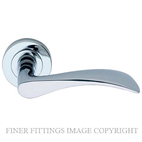 PARISI P7261 LEAF LEVER ON ROSE CHROME PLATE
