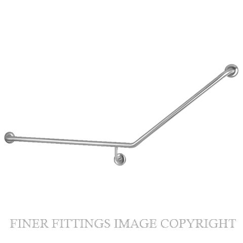 SABRE SAB-40DSF LH 40 DEGREE GRAB RAIL SATIN STAINLESS