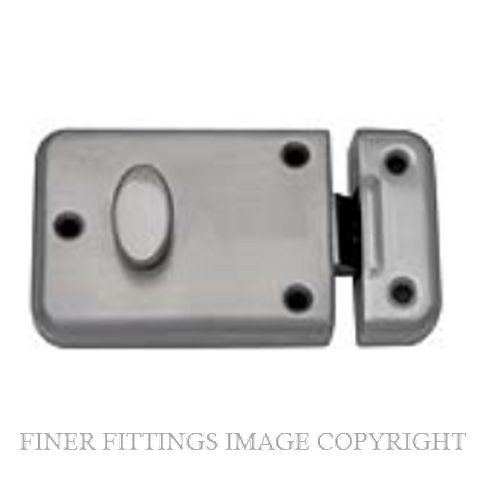 SCHLAGE 454 NIGHTLATCH LESS CYLINDER SATIN STAINLESS