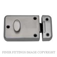 SCHLAGE 454 NIGHTLATCH LESS CYLINDER SATIN STAINLESS