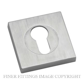 SCHLAGE 9012 EURO CYL ESCUTCHEON SATIN STAINLESS