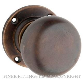 TRADCO 0784 AB VICTORIAN KNOB FURNITURE ANTIQUE BRASS