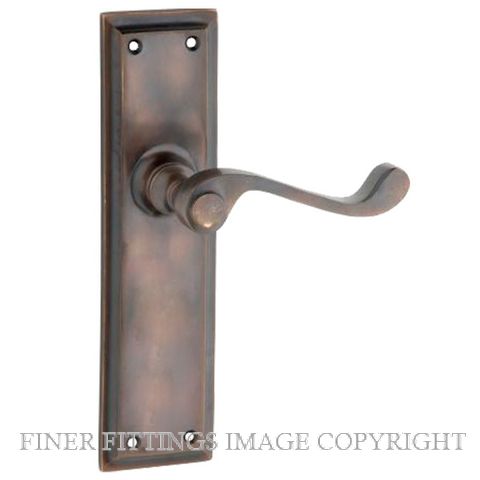 TRADCO MILTON LEVER FURNITURE ANTIQUE BRASS