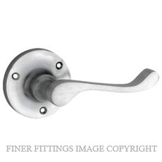 TRADCO VICTORIAN LEVER ON ROSE SATIN CHROME