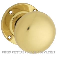 TRADCO TR1020 VICTORIAN KNOB POLISHED BRASS