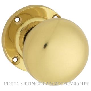 TRADCO VICTORIAN KNOB FURNITURE POLISHED BRASS