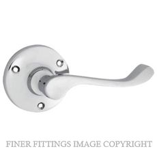 TRADCO VICTORIAN LEVER ON ROSE CHROME PLATE