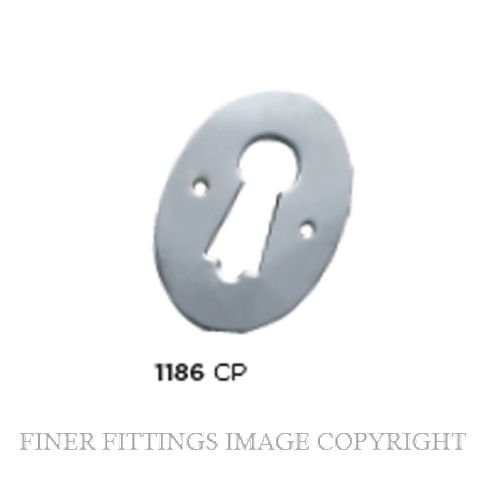 TRADCO 1186 PRESSED ESCUTCHEON CHROME PLATE