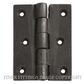 TRADCO 1240 HINGE CAST IRON 89 X 65MM MATT BLACK