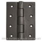 TRADCO 1241 HINGE CAST IRON 102 X 75MM MATT BLACK