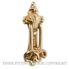 TRADCO 1252 DOOR KNOCKER POLISHED BRASS