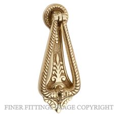 TRADCO 1255 DOOR KNOCKER POLISHED BRASS