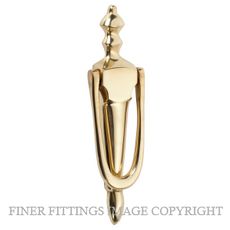 TRADCO 1256 DOOR KNOCKER POLISHED BRASS