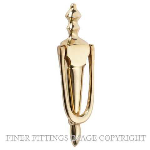 TRADCO 1256 DOOR KNOCKER POLISHED BRASS