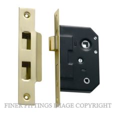 TRADCO 1135 - 1136 BATHROOM PRIVACY LOCKS POLISHED BRASS