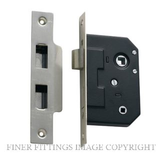 TRADCO 1142 PRIVACY MORTICE LOCK 44MM SATIN CHROME