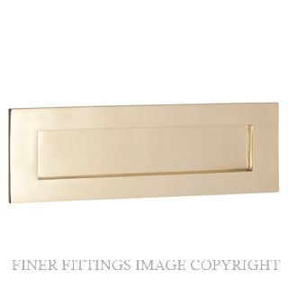 TRADCO 1351 LETTER PLATE 300X100MM POLISHED BRASS