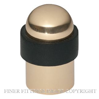 TRADCO 1353 DOOR STOP FLOOR MOUNT POLISHED BRASS