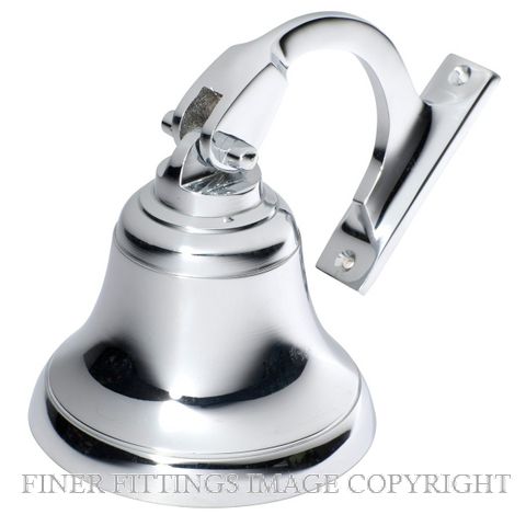 TRADCO 1293 SHIPS BELL 100MM CHROME PLATE