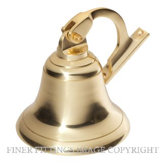 TRADCO 1291 SHIPS BELL 125MM POLISHED BRASS