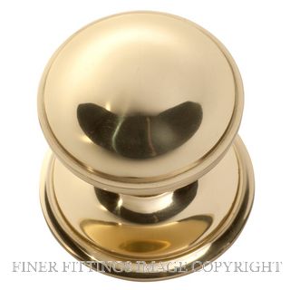 TRADCO 1306 CENTRE DOOR KNOB POLISHED BRASS