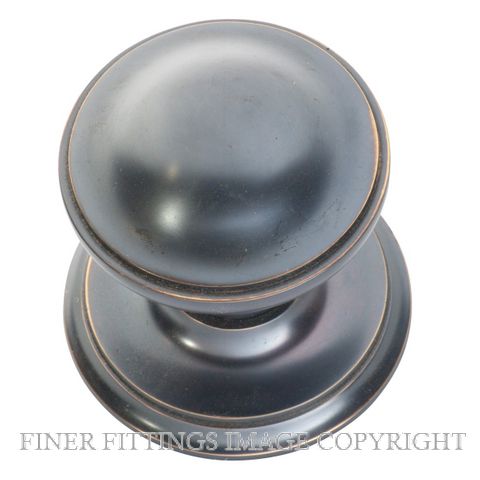 TRADCO 1305 CENTRE DOOR KNOB ANTIQUE COPPER