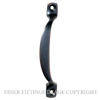 TRADCO OFFSET HANDLE 100MM ANTIQUE COPPER