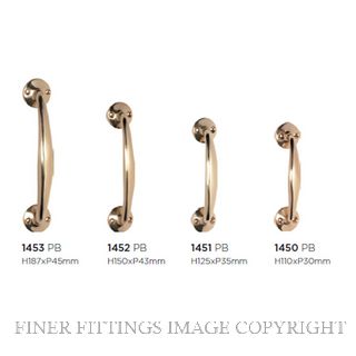 TRADCO PULL HANDLE 110MM POLISHED BRASS