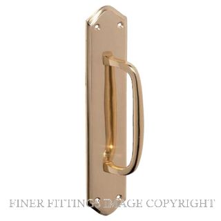 TRADCO 1468 PULL HANDLE 250 X 50MM POLISHED BRASS