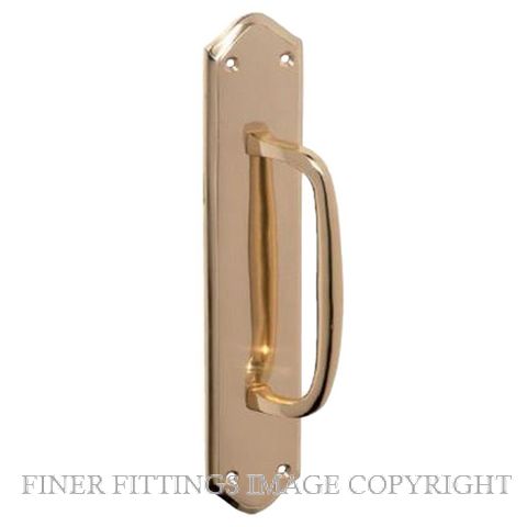 TRADCO 1468 PULL HANDLE 250 X 50MM POLISHED BRASS