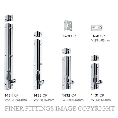 TRADCO 7.5MM SHOOT BARREL BOLTS CHROME PLATE