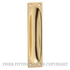 TRADCO 1569 FLUSH PULL 140 X 32MM POLISHED BRASS