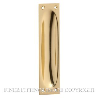 TRADCO 1569 FLUSH PULL 140 X 32MM POLISHED BRASS